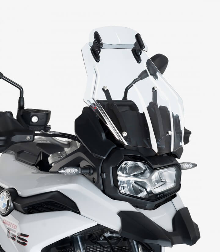 Transparent Multi-adjustable Visor Fixed with Screws Puig 6007W