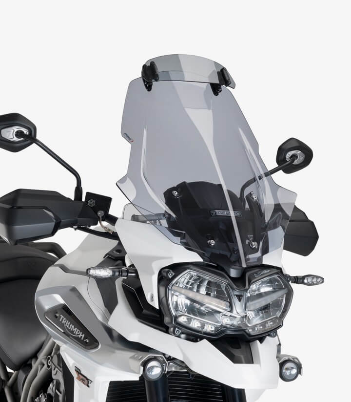 Multi-verstellbarer Windschildaufsatz Puig Clip-on Getönt 6320H