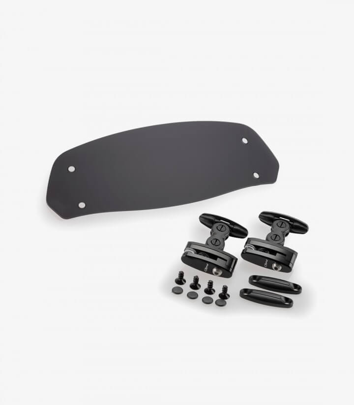 Multi-verstellbarer Windschildaufsatz Puig Clip-on Dunkel getönt 6320F