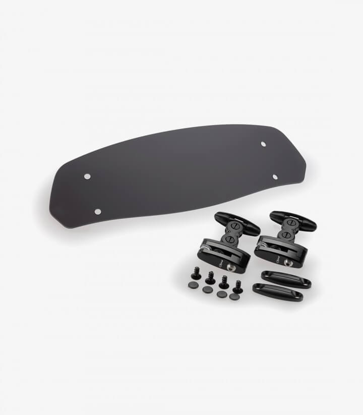 Multi-verstellbarer Windschildaufsatz Puig Clip-on Dunkel getönt 6375F