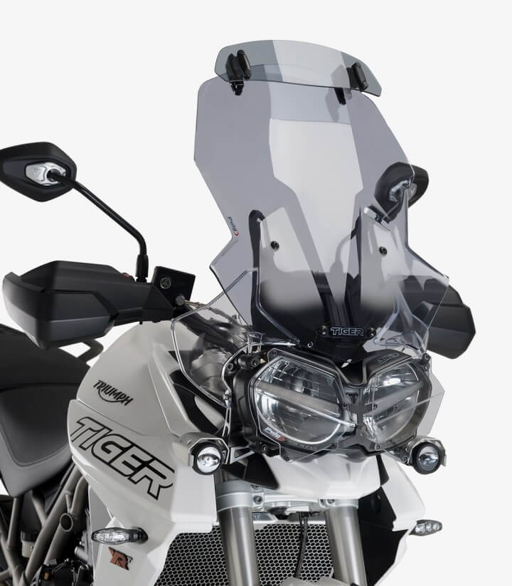 Multi-verstellbarer Windschildaufsatz Puig Clip-on Getönt 6375H