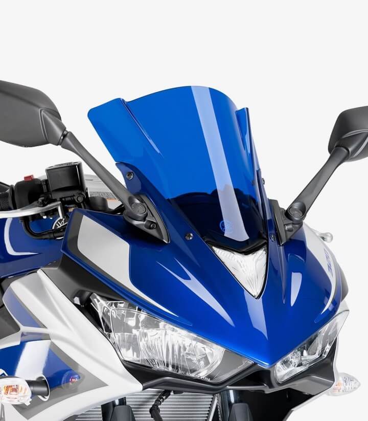 Windschild Puig Z-Racing Yamaha YZF-R3 (15-18) Blau 7649A