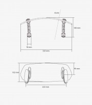 Smoked Multi-adjustable Visor Clip-on Puig 6375H