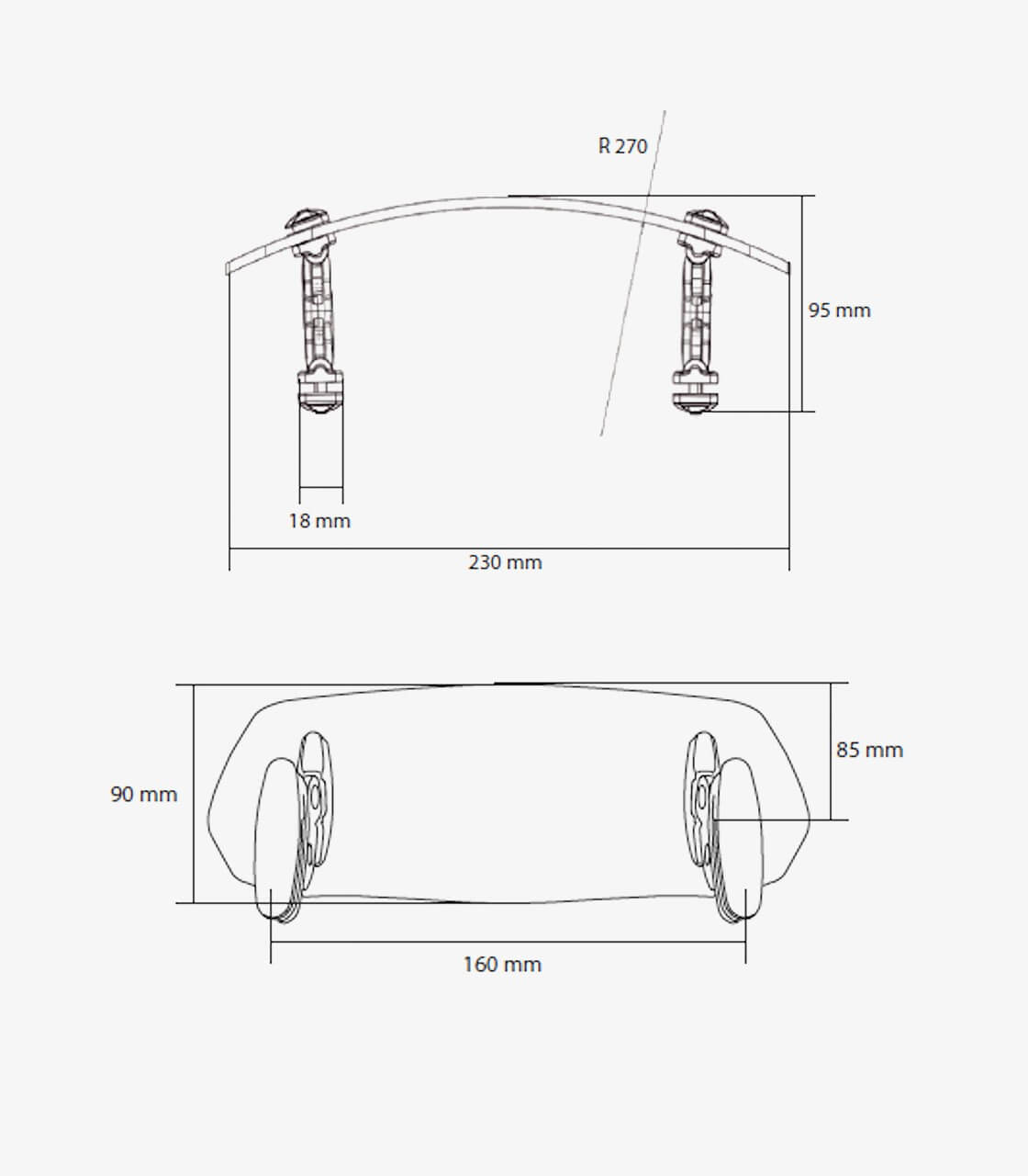 Transparent Multi-adjustable Visor Clip-on Puig 6319W