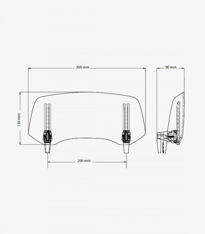 Visera multiregulable 2.0 Clip-on Transparente Puig 20764W