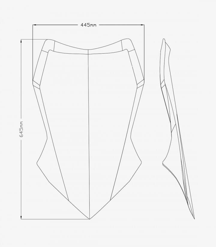 Cúpula Puig Touring Yamaha Tracer 9 / 900 / GT (2018 - 2022) Ahumado 3762H 3762H