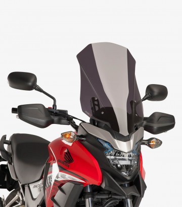 Honda CB500X (2016 - 2024) Puig Touring Dark smoked Windshield 8901F