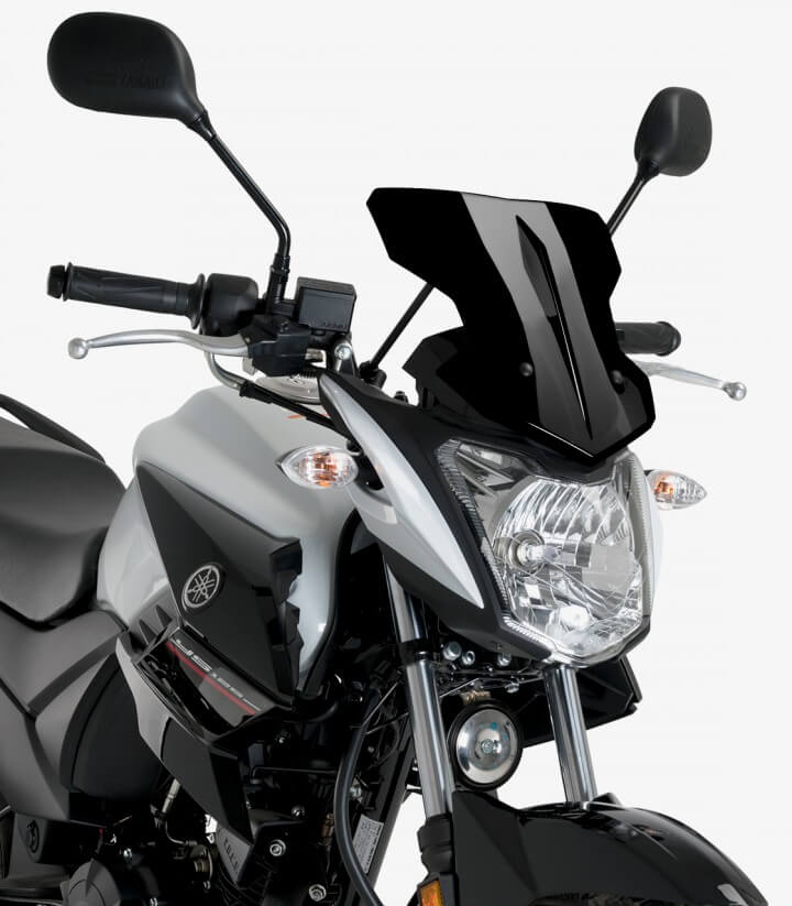 Windschild Puig Flanker Universal Schwarz 20334N