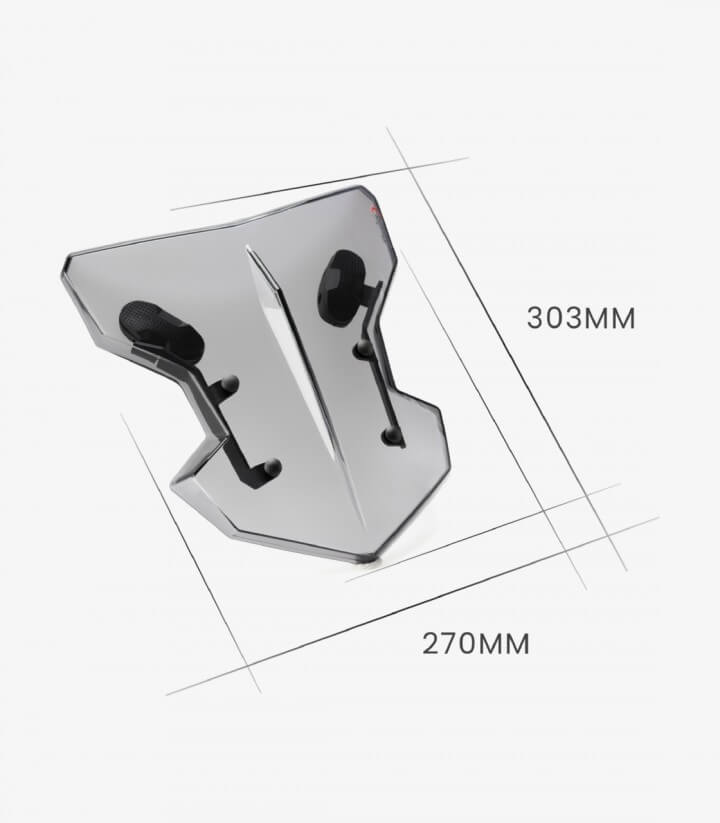 Kawasaki ER-6N, Z1000R, Z650, Z900 Puig Flanker Smoked Windshield 20335H 20335H