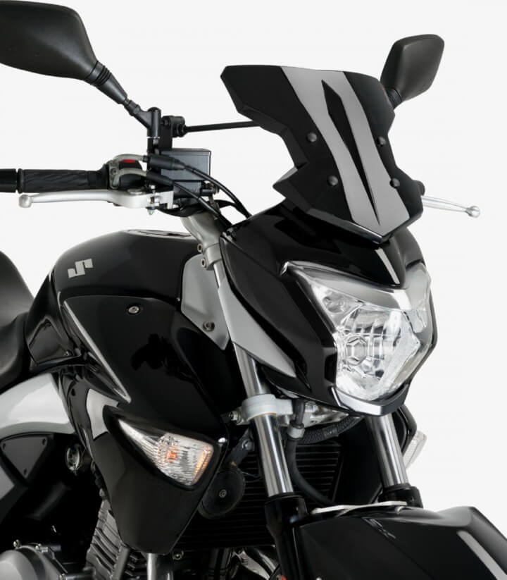 Windschild Puig Flanker Husqvarna Svartpilen 401, Suzuki Inazuma Schwarz 20336N