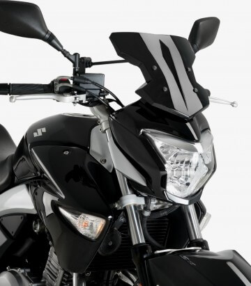 Windschild Puig Flanker Husqvarna Svartpilen 401, Suzuki Inazuma Schwarz 20336N