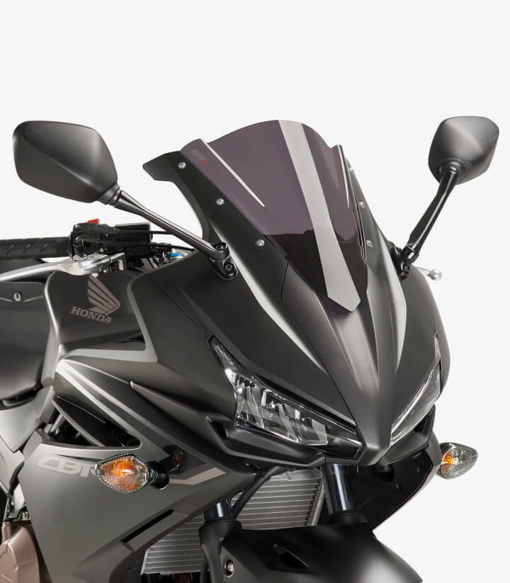 Windschild Puig Z-Racing Honda CBR500R (16-18) Dunkel getönt 8903F