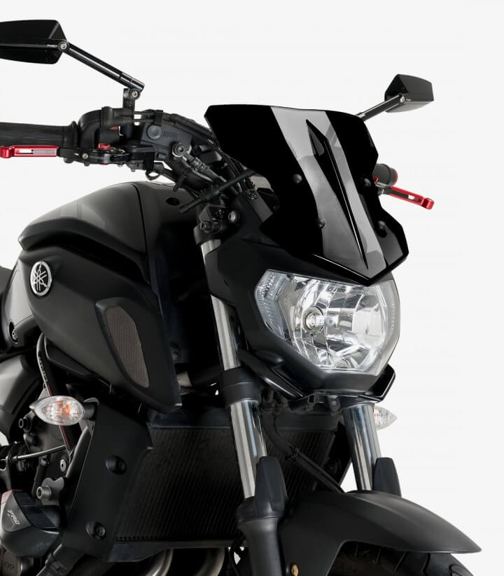 Cúpula Puig Flanker Yamaha MT-07 (2017 - 2022), MT-09 (2013 - 2016) Negro 20337N