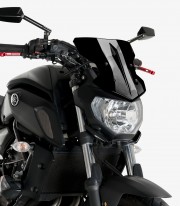 Yamaha MT-07 (2017 - 2022), MT-09 (2013 - 2016) Puig Flanker Black Windshield 20337N