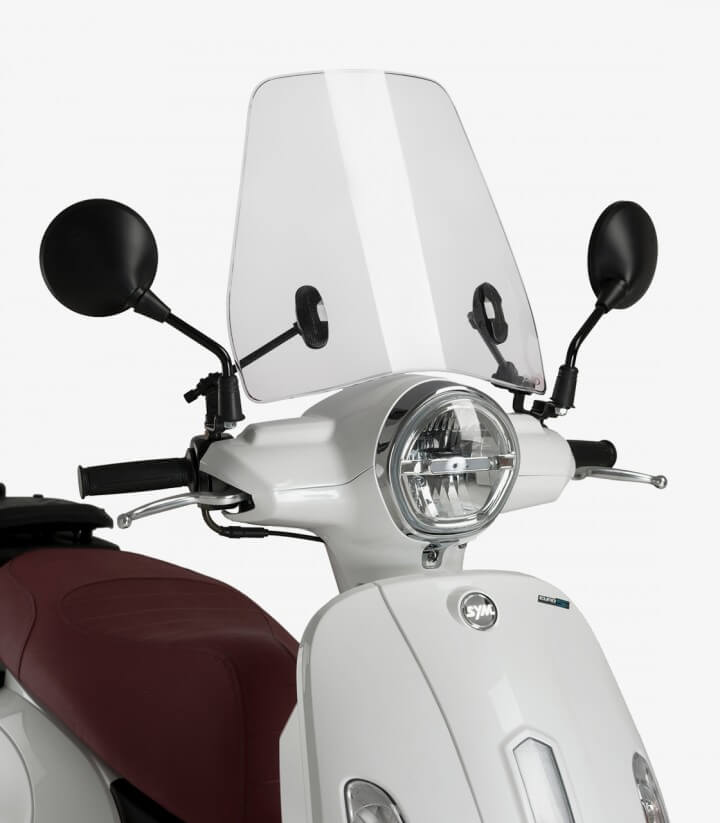 Windschild Puig Urban SYM Fiddle 125 ie 4T AC/LC (21-26), Fiddle 50 ie 4T AC E5 (21-26) Klar 20845W