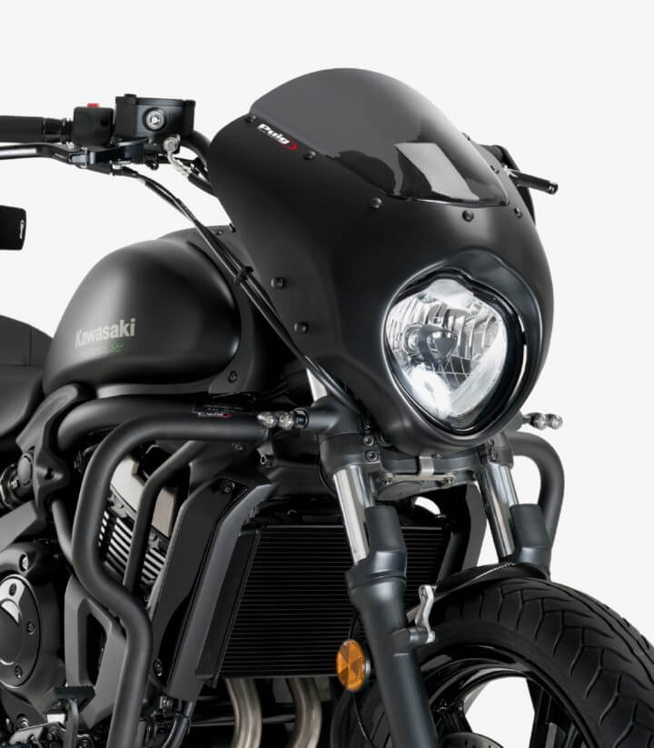 Semicarenado Puig Dark Night Kawasaki Vulcan S Ahumado Oscuro 21108F