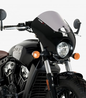 Halbverkleidung Puig Dark Night Indian Scout Bobber (18-26) Getönt 21107H