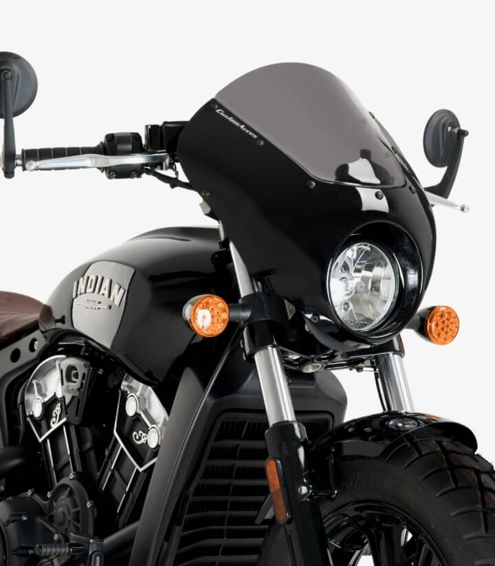 Indian Scout Bobber Puig Dark Night Dark Smoked Semi-fairing 21107F