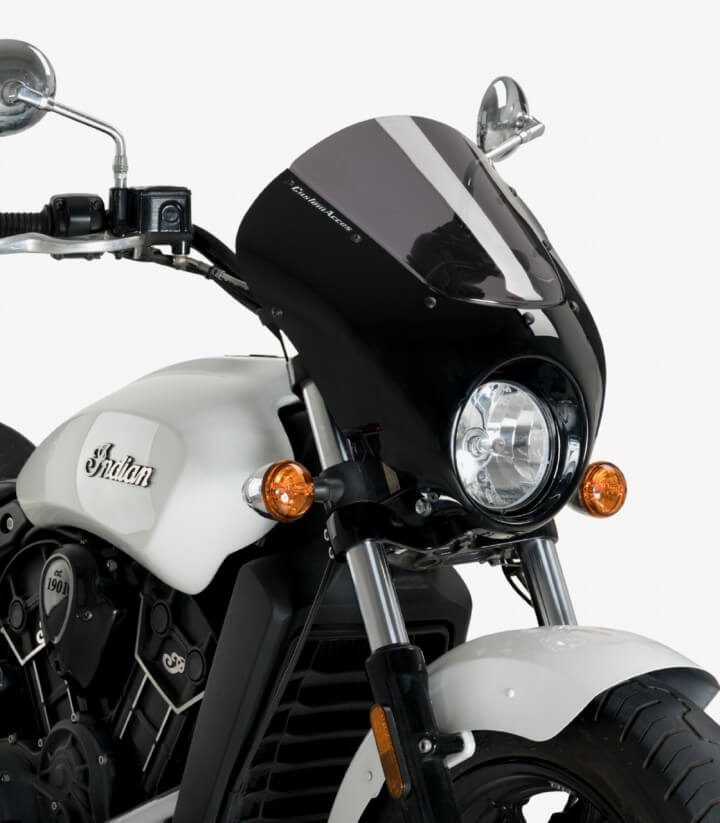 Halbverkleidung Puig Dark Night Indian Scout Classic (17-25) Dunkel getönt 21106F