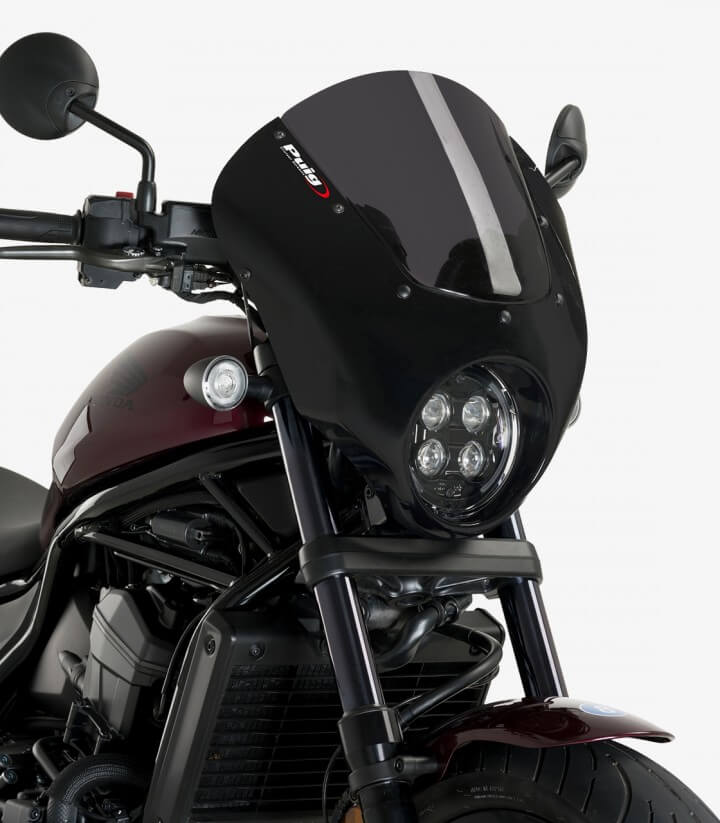 Semicarenado Puig Dark Night Honda CMX 1100 Rebel Ahumado Oscuro 21105F