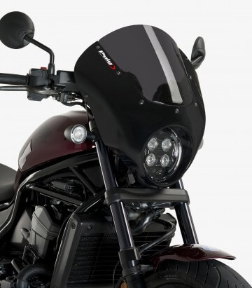 Semicarenado Puig Dark Night Honda CMX 1100 Rebel Ahumado Oscuro 21105F