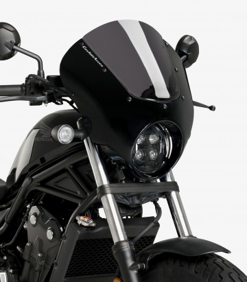 Halbverkleidung Puig Dark Night Honda CMX 500 Rebel (20-24) Dunkel getönt und glänzend schwarz 21102F