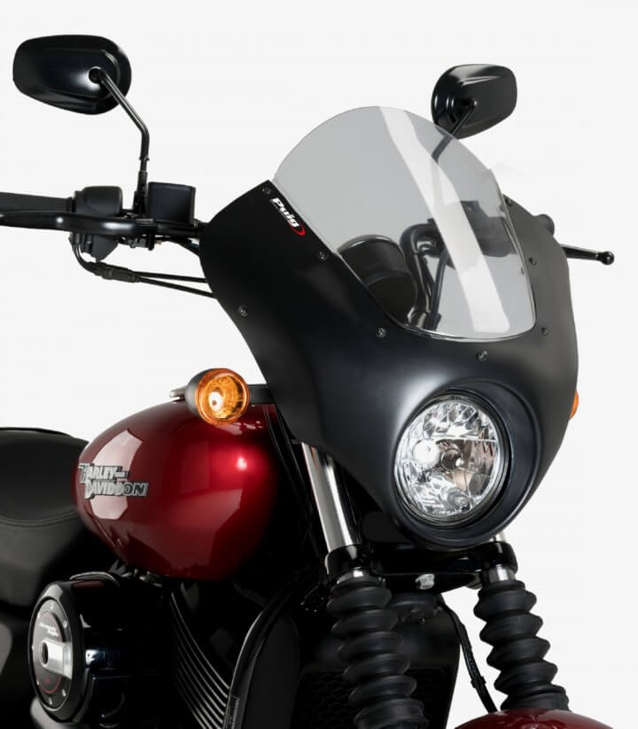 Semicarenado Puig Dark Night Harley Davidson Street 750 XG750 Ahumado 21099H