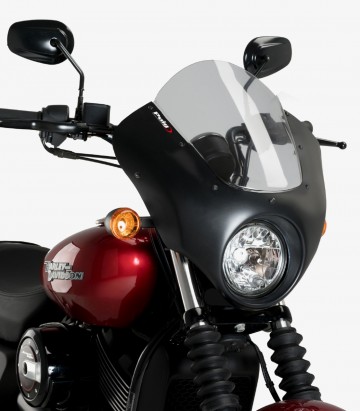 Semicarenado Puig Dark Night Harley Davidson Street 750 XG750 Ahumado 21099H