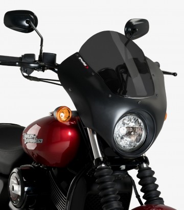 Semicarenado Puig Dark Night Harley Davidson Street 750 XG750 Ahumado Oscuro 21099F