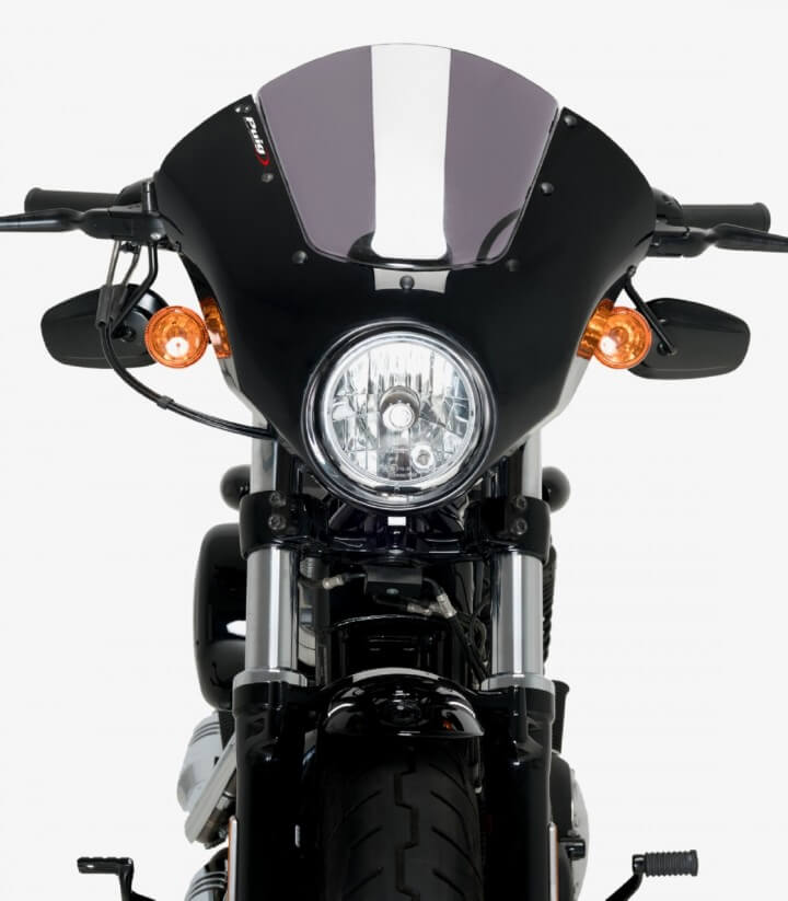 Halbverkleidung Puig Dark Night Harley-Davidson Sportster Forty-Eight XL1200X (16-20) Getönt 21098H