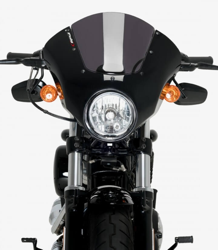 Halbverkleidung Puig Dark Night Harley-Davidson Sportster Forty-Eight XL1200X (16-20) Dunkel getönt 21098F