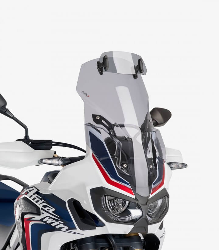 Cúpula Puig Touring con Visera Honda CRF1000L Africa Twin Ahumado 8906H