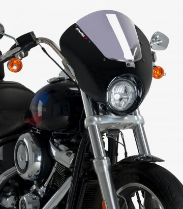 Halbverkleidung Puig Dark Night Harley-Davidson Softail Low Rider FXLR (18-20) Getönt 21096H
