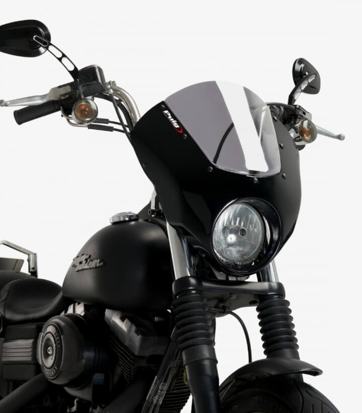 Halbverkleidung Puig Dark Night Harley-Davidson Dyna Street Bob FXDB-I (06-17) Getönt 21095H