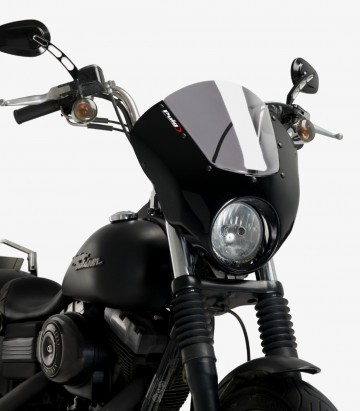 Semicarenado Puig Dark Night Harley Davidson Dyna Street Bob FXDB/I Ahumado 21095H