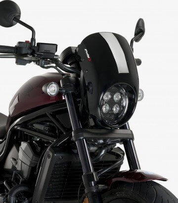 Semicarenado Puig Anarchy Honda CMX 1100 Rebel Negro 21090N
