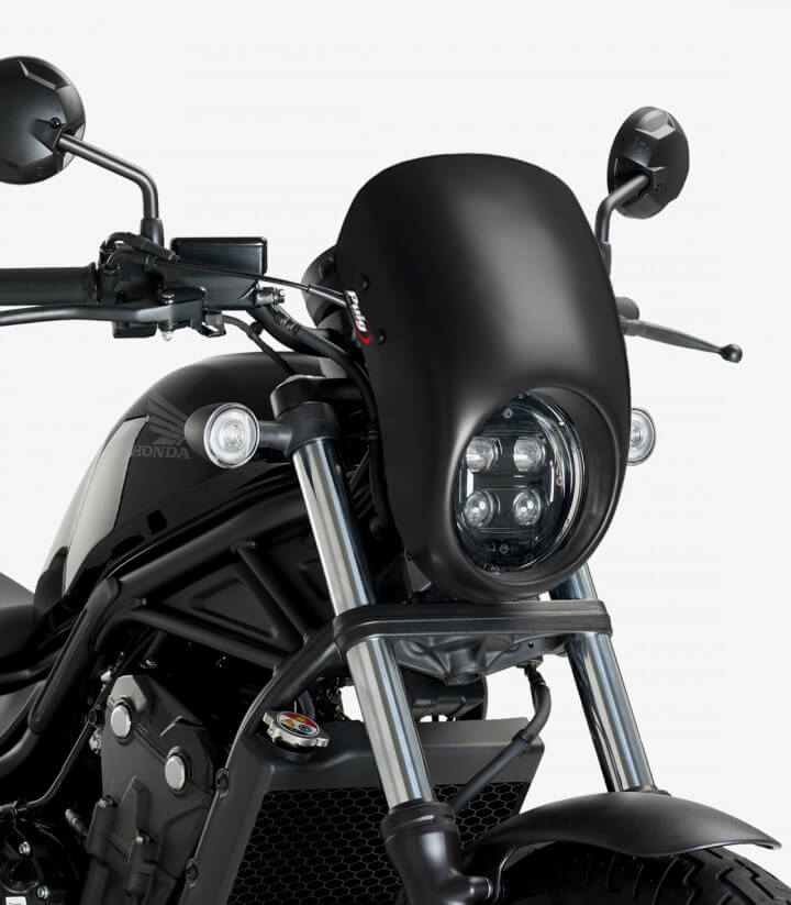 Semicarenado Puig Anarchy Honda CMX 500 Rebel / S Negro mate 21088J