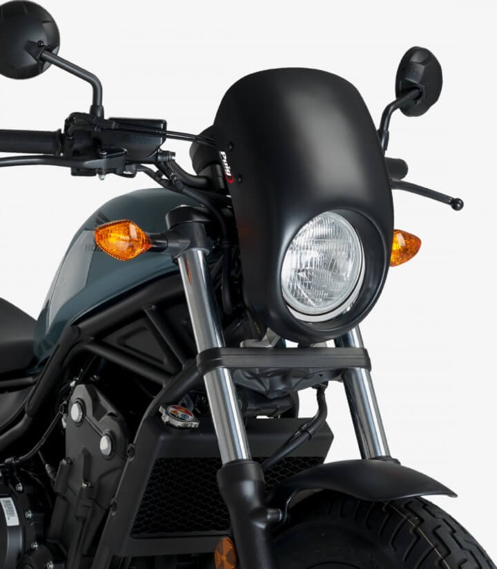 Honda CMX 500 Rebel Puig Anarchy Matt black Semi-fairing 21086J