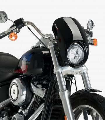 Harley Davidson Softail Low Rider FXLR Puig Anarchy Black Semi-fairing 21082N