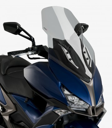 Kymco Xciting S 400 Puig V-Tech Line Touring Smoked Windscreen 3757H