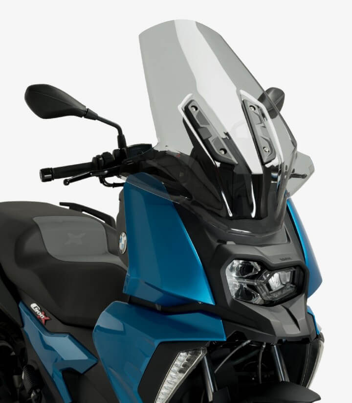 BMW C400X Puig V-Tech Line Touring Smoked Windscreen 20732H