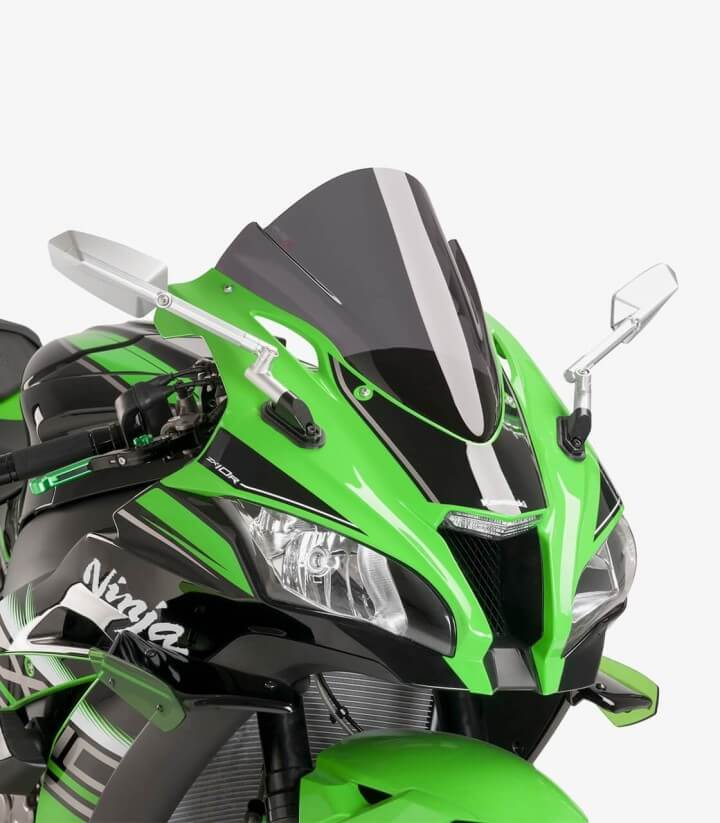 Cúpula Puig Racing Kawasaki ZX-10R, ZX-10RR Ahumado oscuro 8912F
