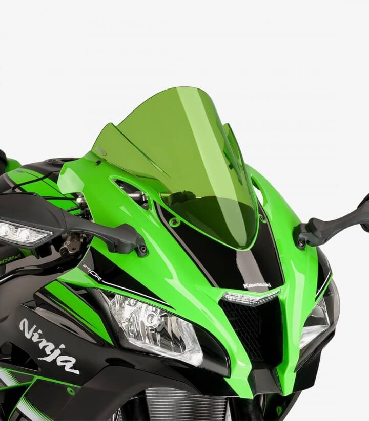 Windschild Puig Z-Racing several Kawasaki models Grün 8912V