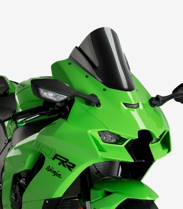 Windschild Puig Z-Racing Kawasaki ZX-10R/RR (21-26) Carbon-Optik 20541C