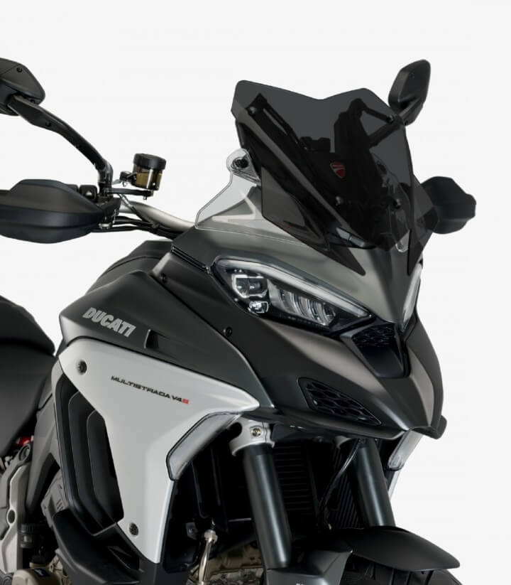 Windschild Puig Sport Ducati Multistrada V4/V4S, V4 Rally/RS (21-26) Dunkel getönt 20729F