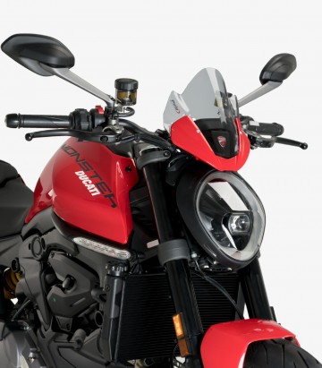 Ducati Monster 937 Puig Sport Smoked Windshield 20688H
