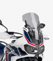 Honda CRF1000L Africa Twin Puig Racing with support Smoked Windshield 9155H