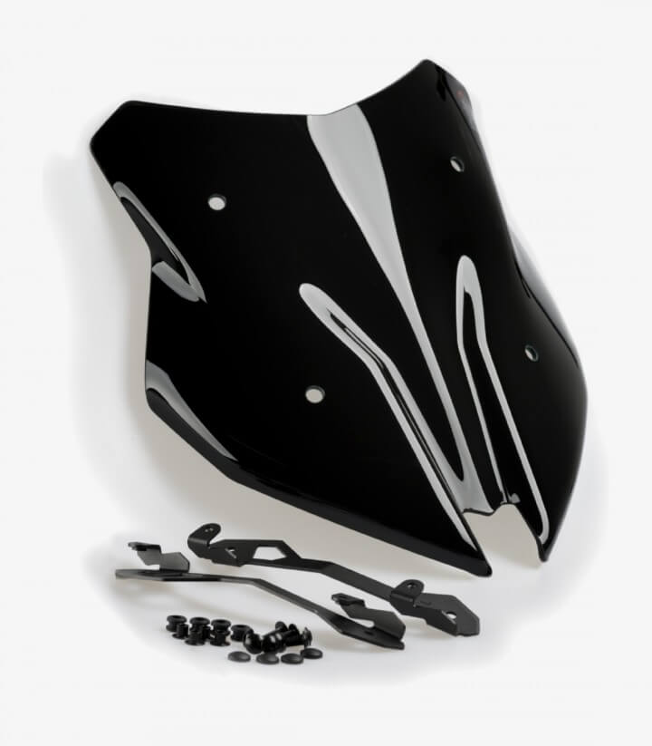 Windschild Puig Sport BMW M1000 XR (24-26), S1000 XR (20-26) Schwarz 20460N