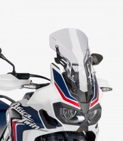 Honda CRF1000L Africa Twin Puig Racing with support Transparent Windshield 9155W