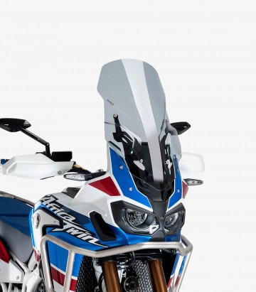 Honda CRF1000L Africa Twin Puig Racing with support Smoked Windshield 9156H